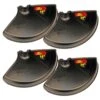 BLACK+DECKER Black and Decker GH2000 GH1100 Trimmer 4 Pack Grass Deflector # 90566118-01-4PK