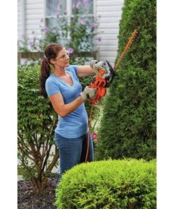 BLACK+DECKER BEHT150 120V 3.2 Amp Brushed 17 in. Corded Hedge Trimmer -Cheap Black & Decker Store bdknbeht150 d